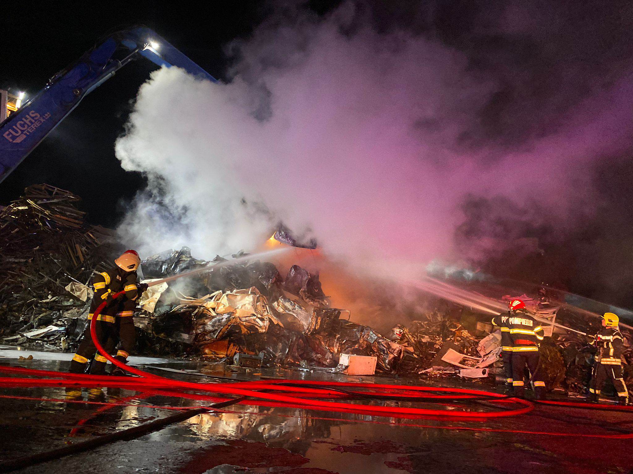 VIDEO/FOTO. Incendiu de amploare la Satu Mare