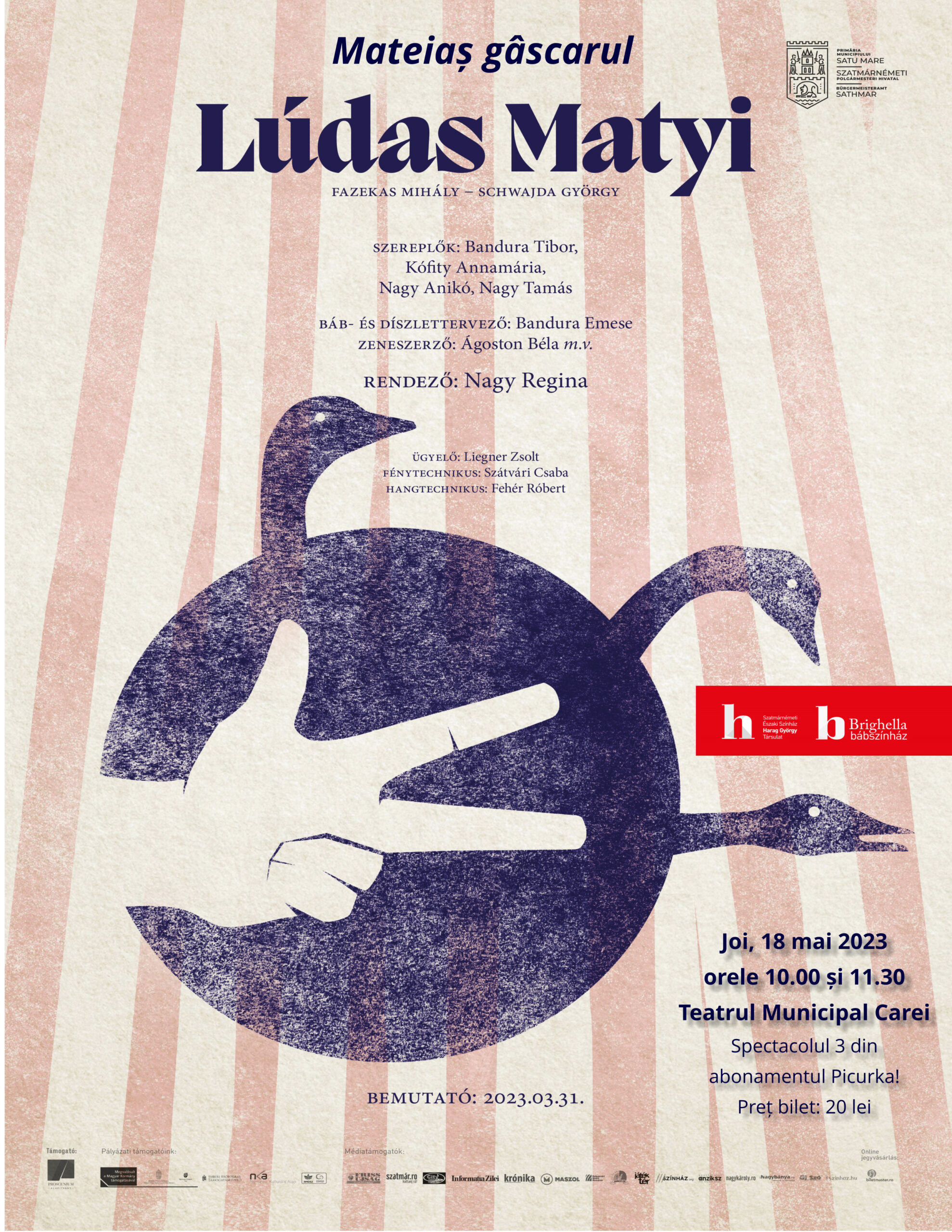 Mateiaș  gâscarul - teatru de păpuși în limba maghiară