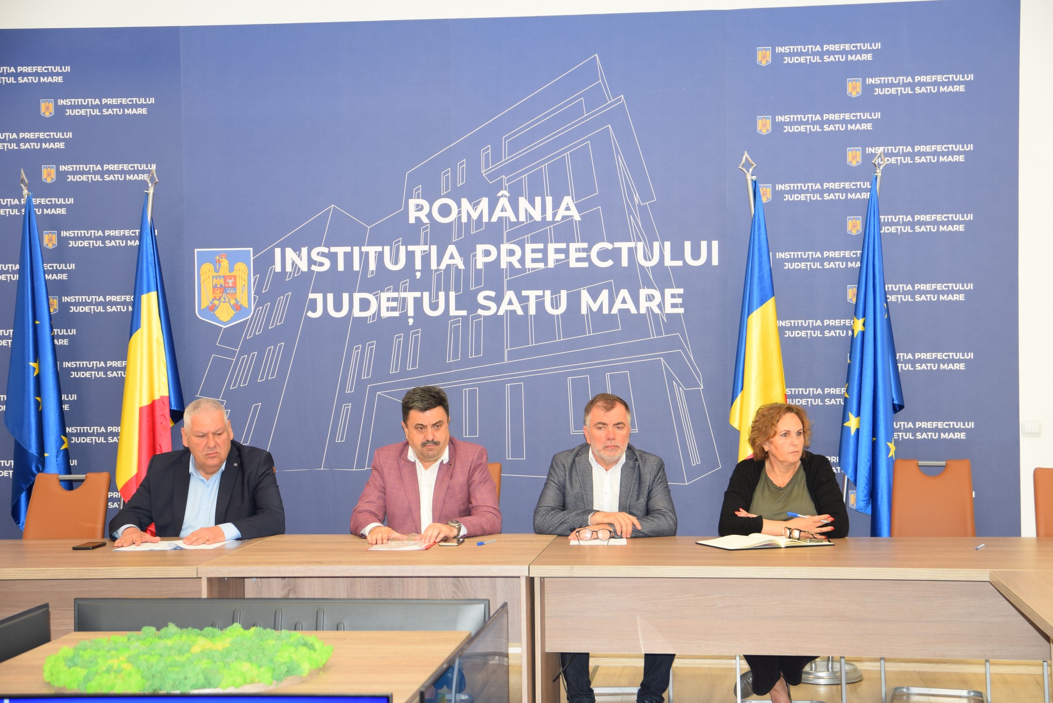 Comitetul Consultativ Dialog Civic pentru Persoanele Vârstnice al Județului Satu Mare, întrunit în ședință de lucru