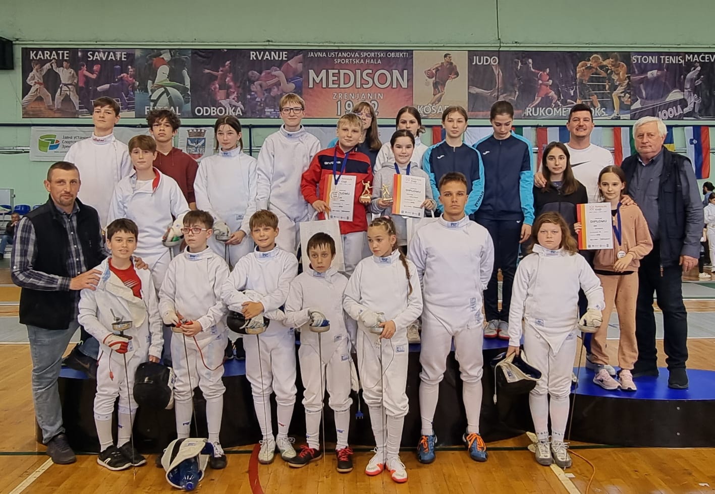 Evoluție excelentă a spadasinilor sătmăreni în Serbia