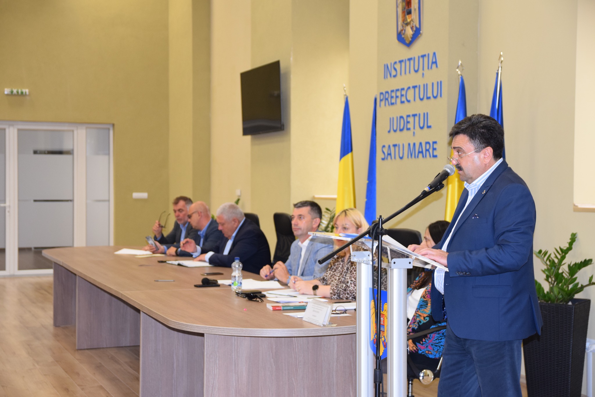 Ședință cu secretarii generali ai comunelor, orașelor și municipiilor din județul Satu Mare