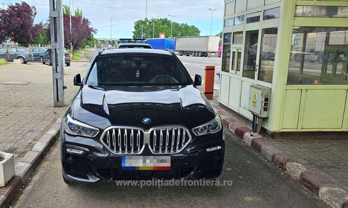 FOTO. CAPTURĂ. Bolid în valoare de 70.000 de euro furat din Belgia, depistat la Petea