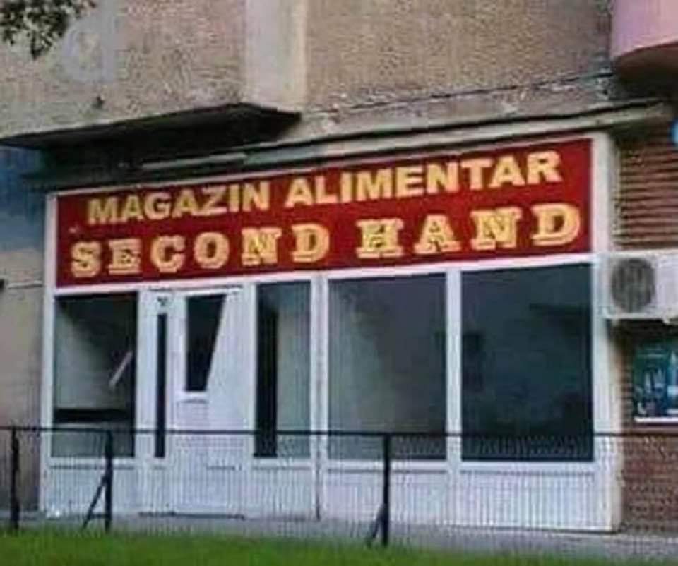 Magazin alimentar  second hand