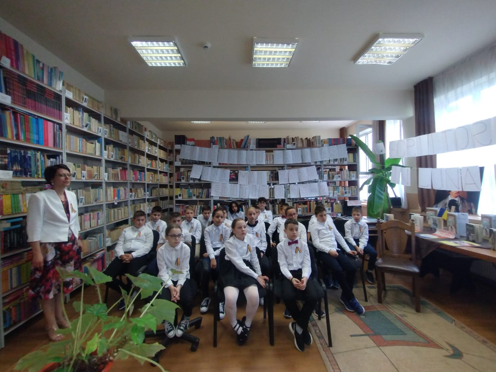 Biblioteca Școlii Gimnaziale „Avram Iancu” a fost în sărbătoare