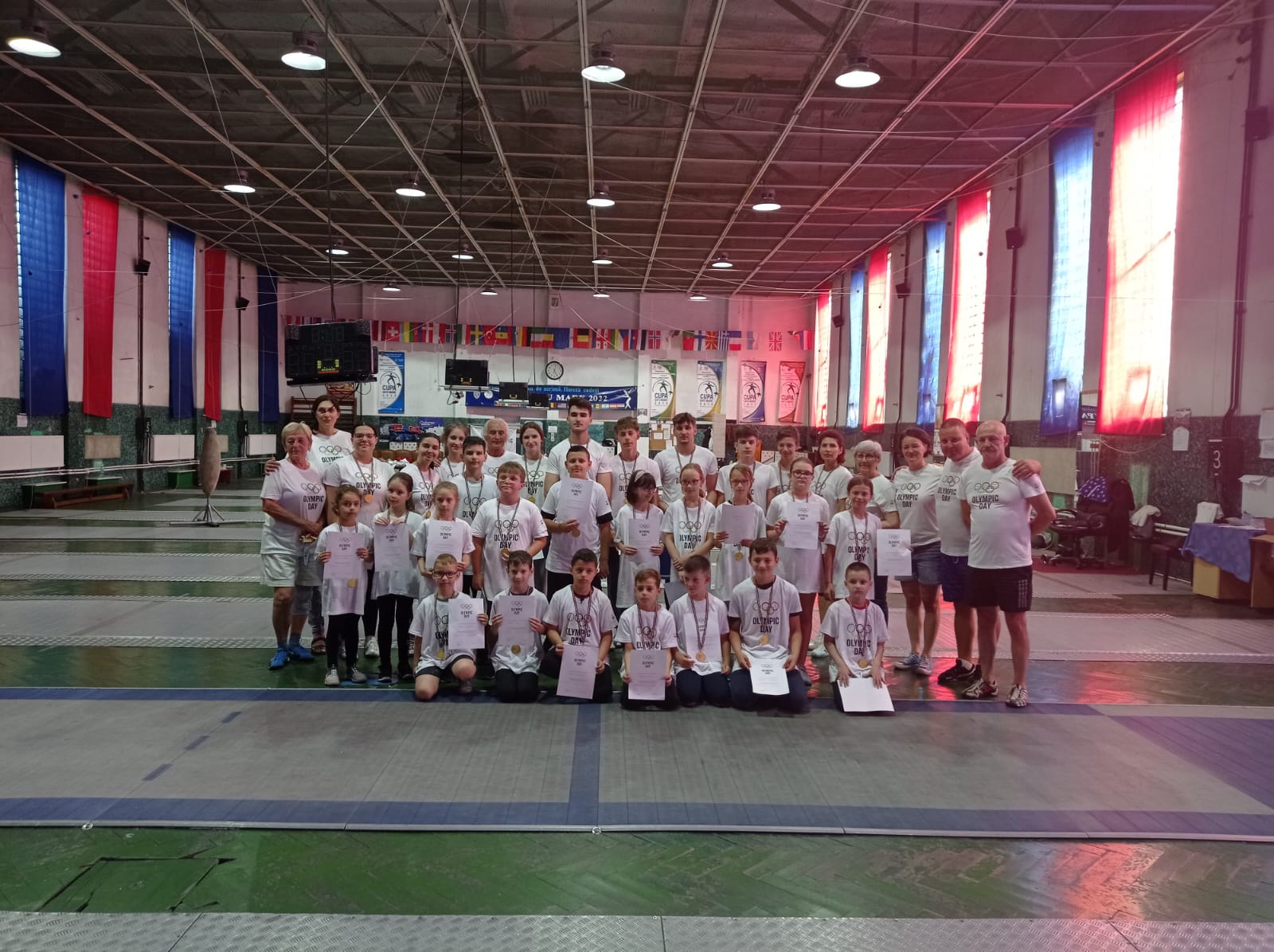 Ziua Olimpismului sărbătorită la Sala de Scrimă ”Alexandru Csipller”! Fostele campioane, Suzana  Ardeleanu și Cristina Stahl alături de viitorii ”olimpici”