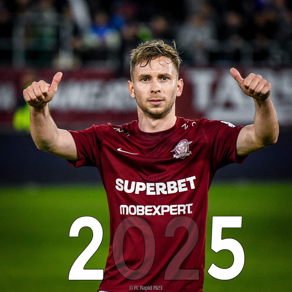 Răzvan Onea și-a prelungit contractul cu  Rapid București