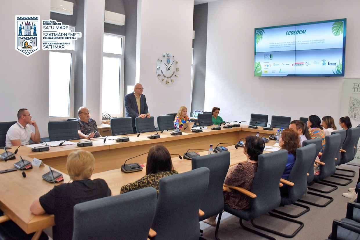 Procesul de colectare și reciclare a deșeurilor publice, dezbătută la Satu Mare