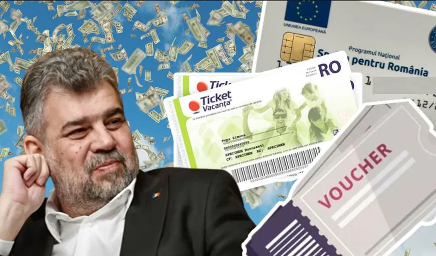 Guvernul Ciolacu vine cu o ploaie de tichete sociale: Vouchere pentru carburanţi, alimente, grădiniţe, „de creaţie” şi pentru pensionari
