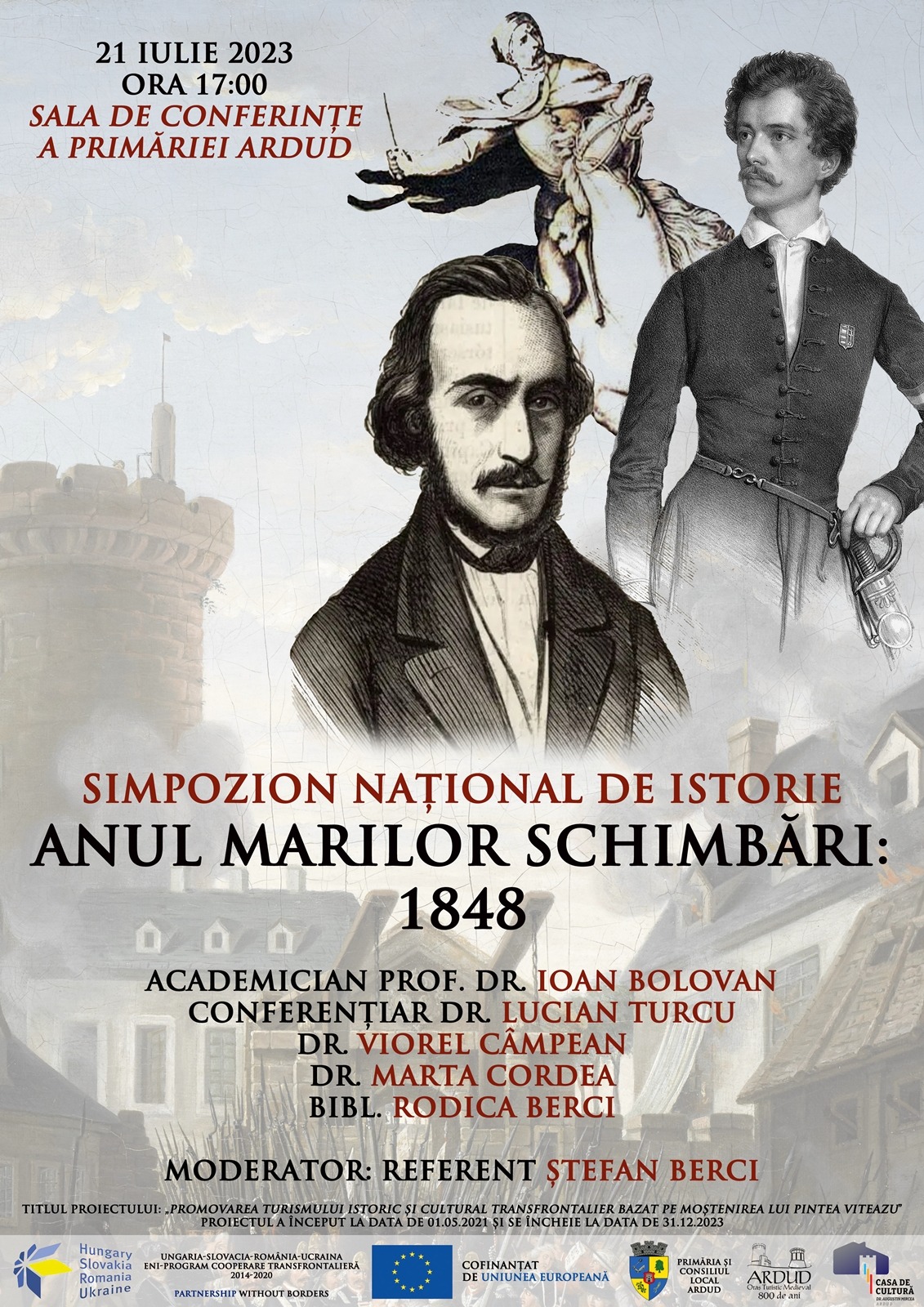 Simpozion național de istorie la Ardud - Anul marilor schimbări – 1848