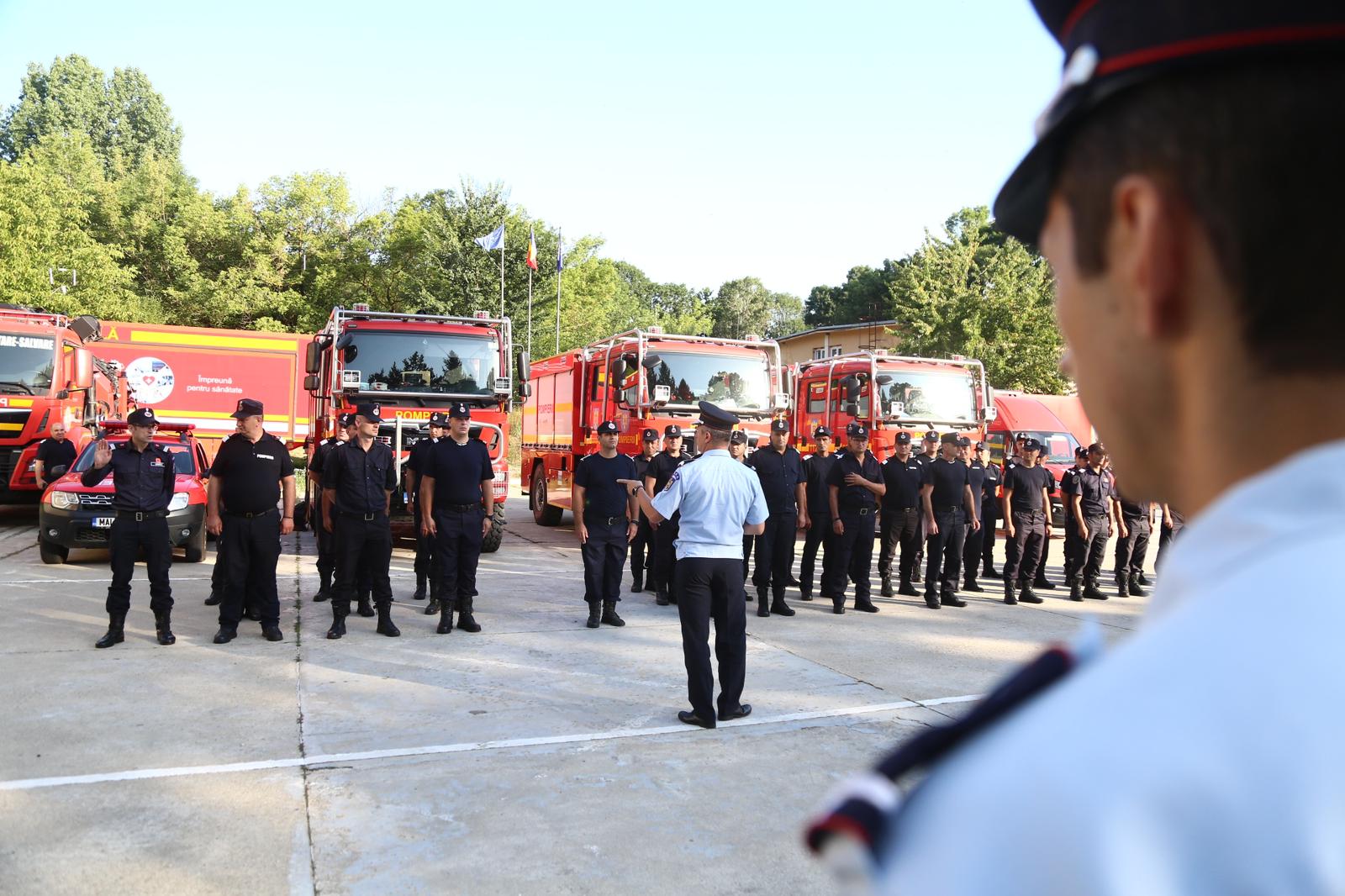 România trimite astăzi un nou modul de intervenție pentru stingerea incendiilor din Republica Elenă