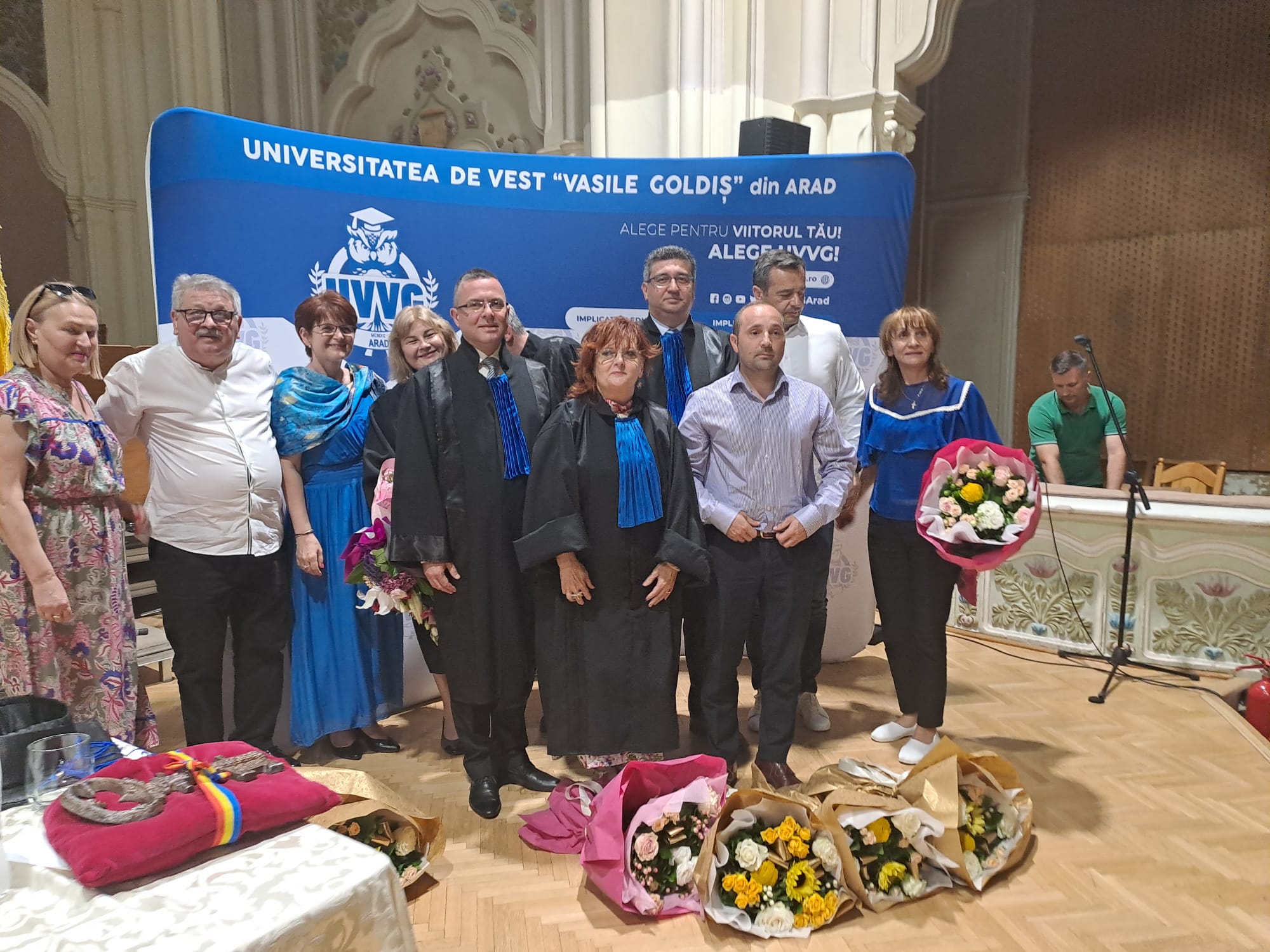 A avut loc festivitatea de absolvire a promoției 2023, la UVVG, filiala Satu Mare