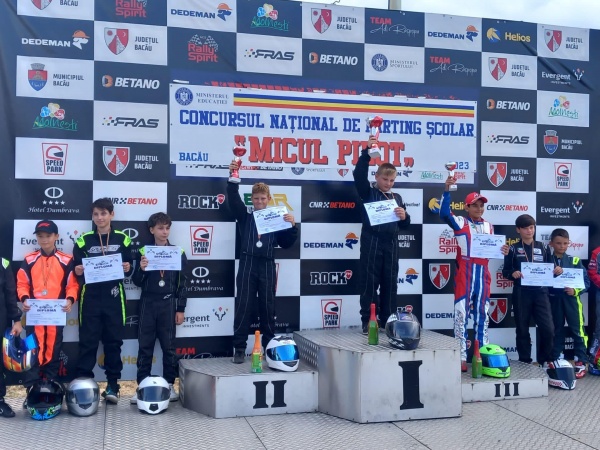 Karting. Careienii în top la etapa a 3-a a Campionatului Național Școlar