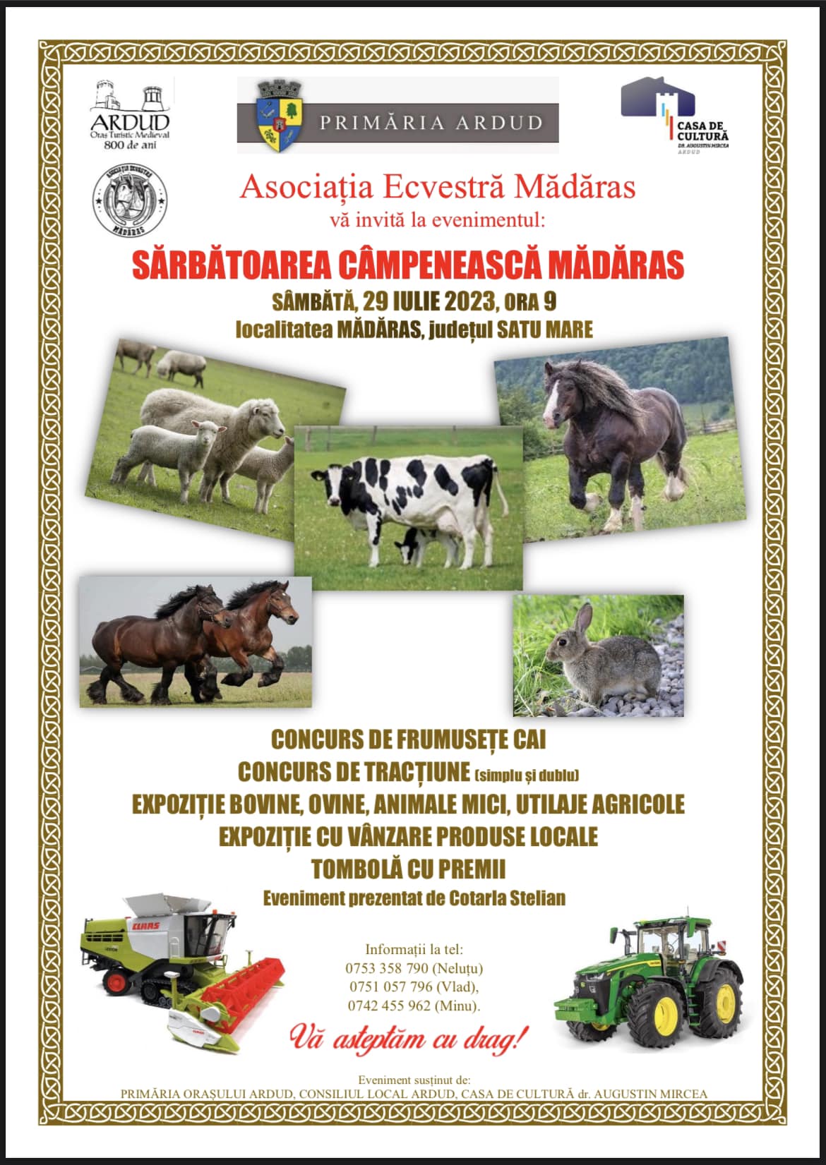 Sărbătoare câmpenească la Mădăras