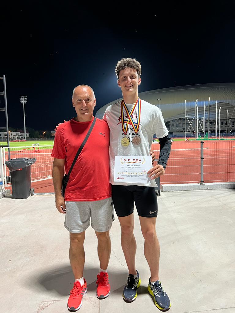 Vlad Turcu e campion național la tineret la aruncarea suliței