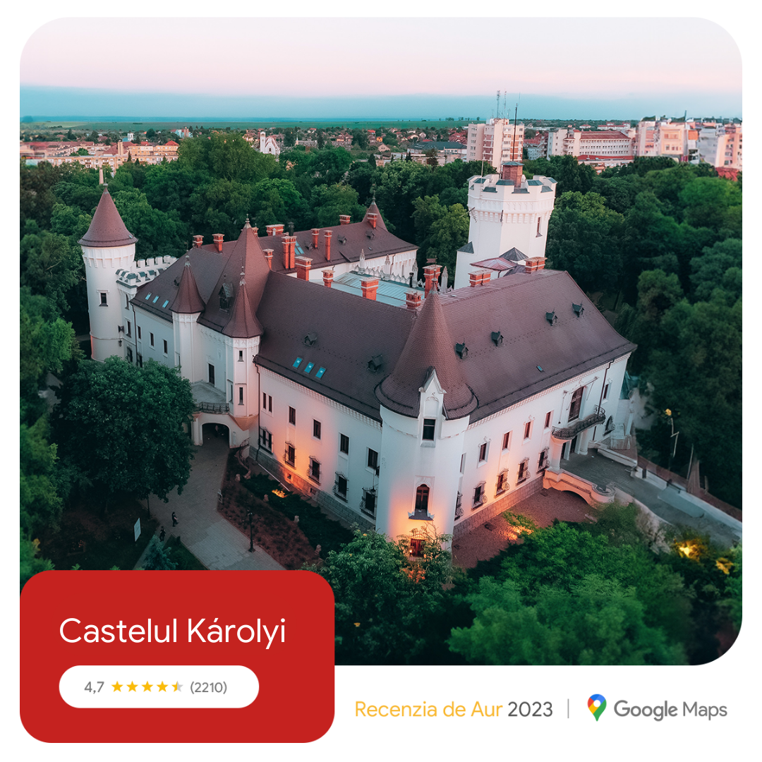 ,,Recenzia de aur 2023'' obținută de Castelul Károlyi