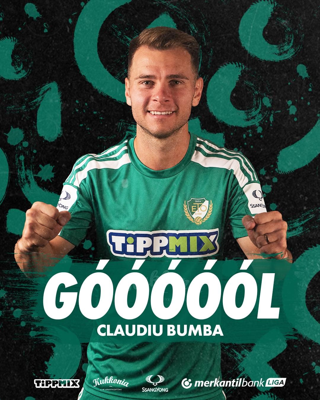 Debut perfect pentru Claudiu Bumba la ETO Gyor