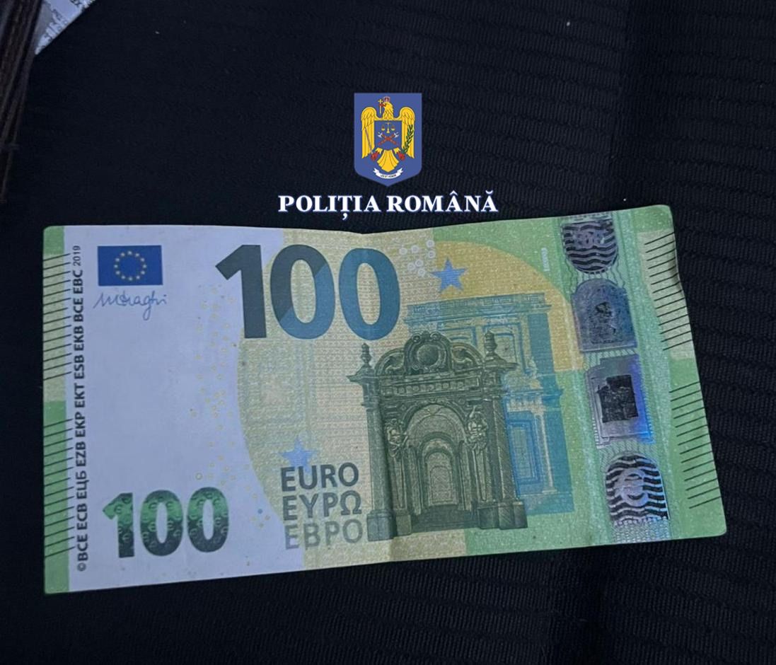 Bărbat reținut pentru punerea în circulație de valori falsificate