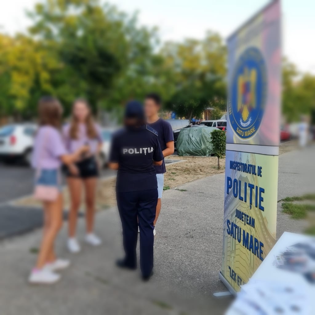 Activități informativ-preventive ale polițiștilor, în cadrul Festivalului ,, La Dâmburi''