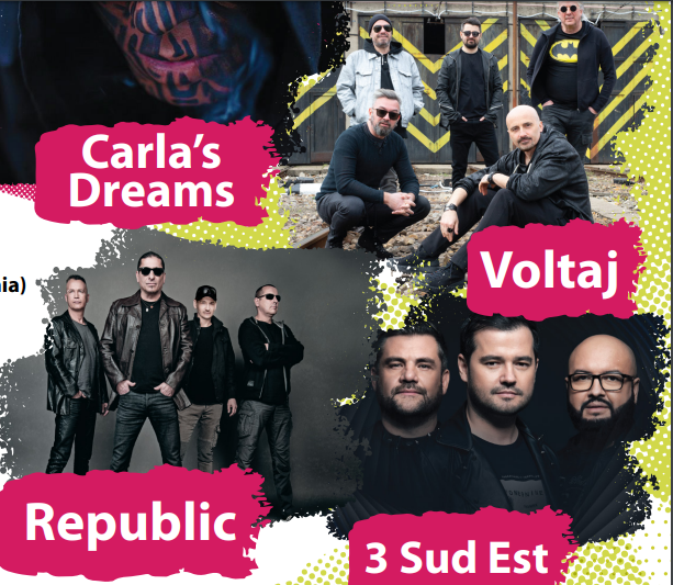 SPECTACOLE. Două zile de distracție la Beltiug cu Carla’s Dreams, Voltaj, 3 Sud Est și Republic