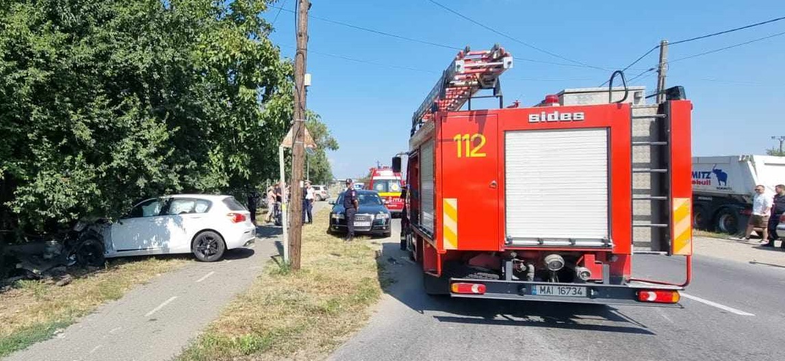 FOTO. PERICOL  de EXPLOZIE la Satu Mare. Au intervenit pompierii