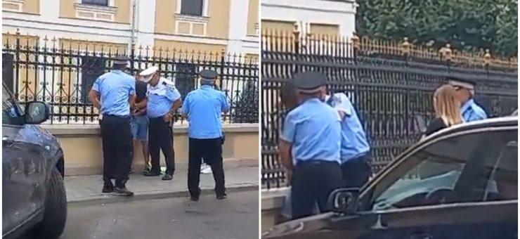 FOTO> Sătmărean VIOLENT, ÎNCĂTUȘAT în stradă la Satu Mare