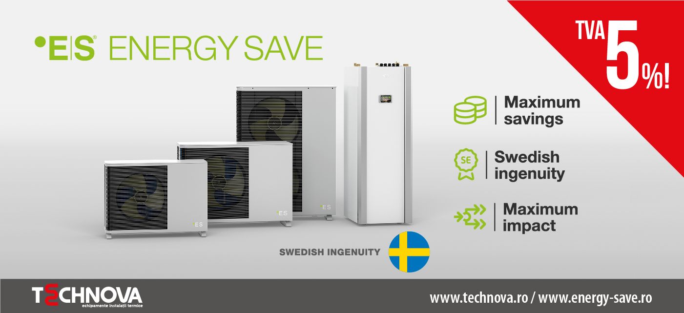 De ce să optezi pentru o pompă de căldură aer-apă Energy Save în locul sistemelor tradiționale de încălzire?