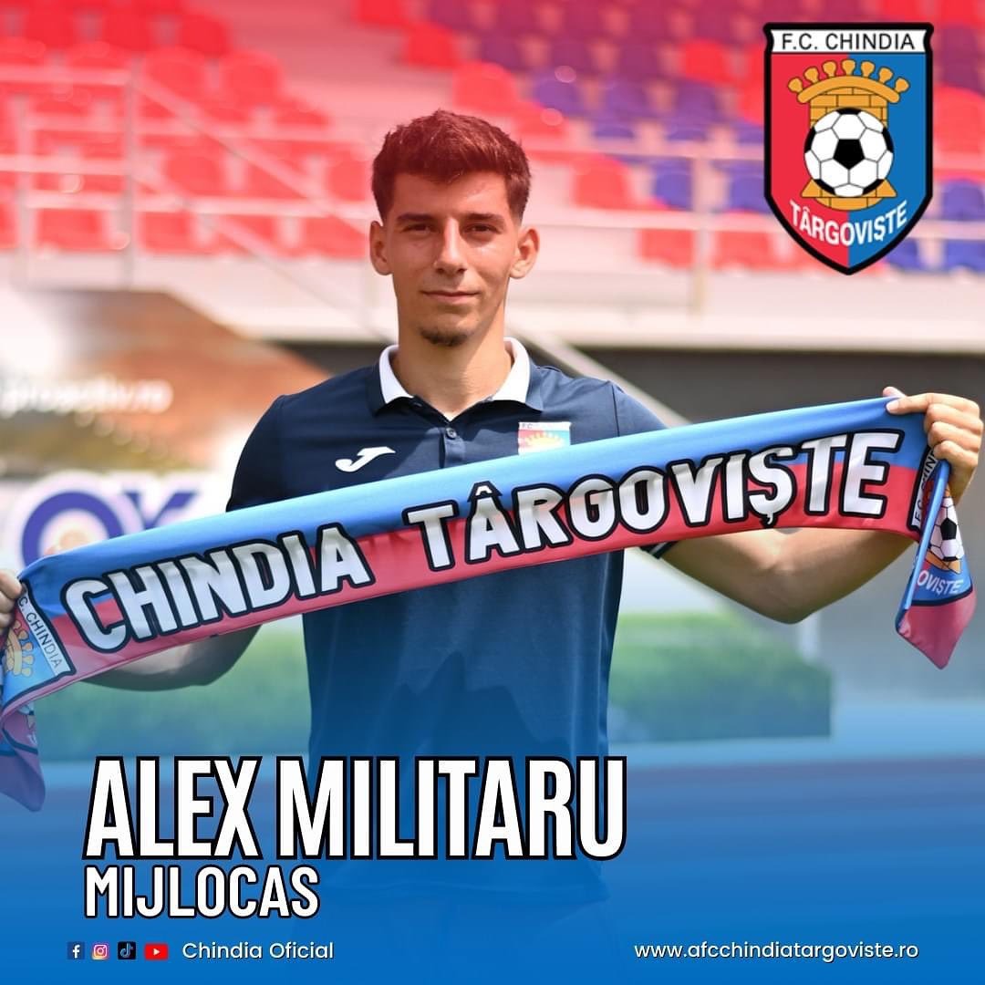 Alex Militaru împrumutat de Poli Iași la Chindia Târgoviște