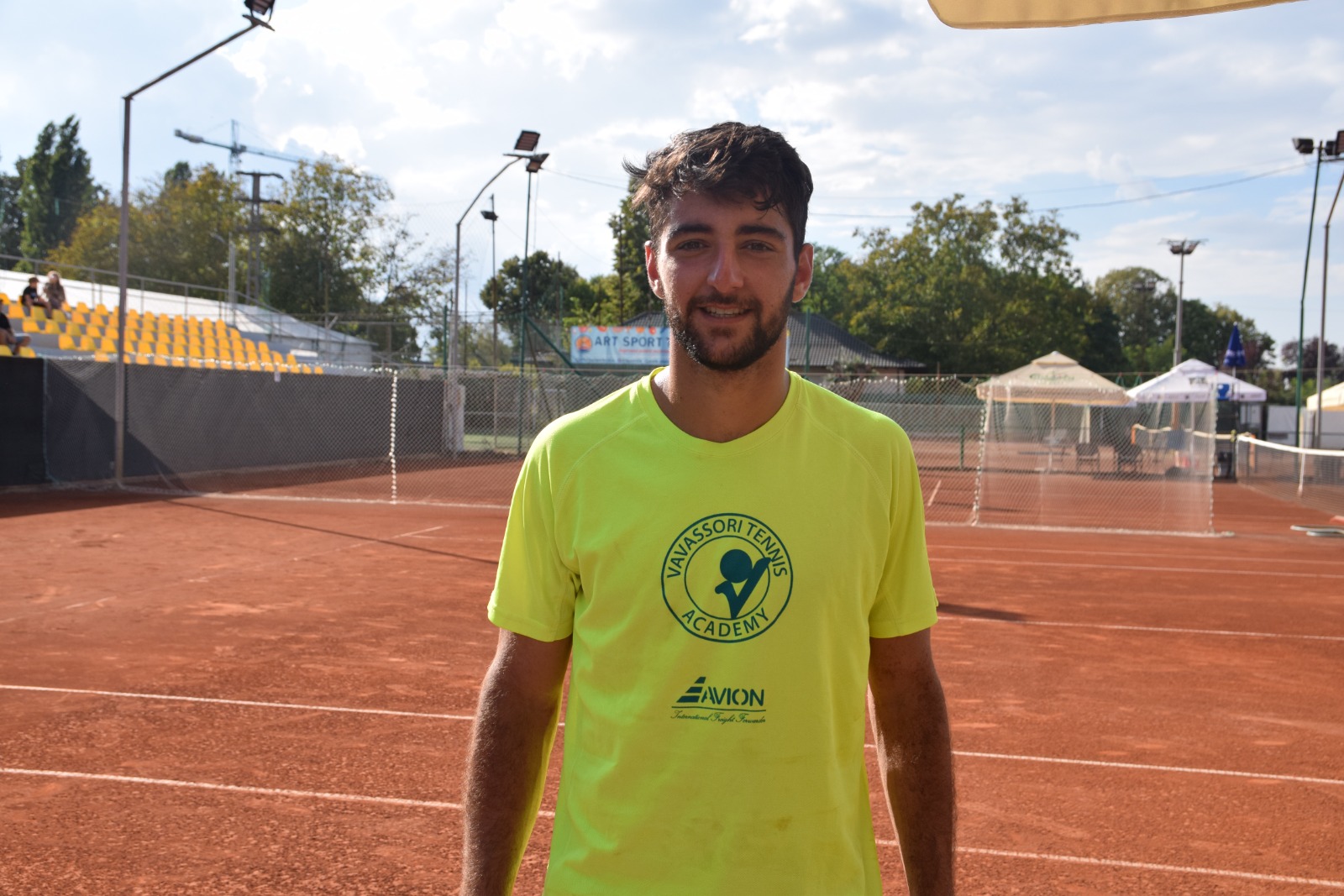 Tenis de câmp.  Italianul Giuseppe La Vela e primul câștigător de ”Match Point Trophy” de la Satu Mare