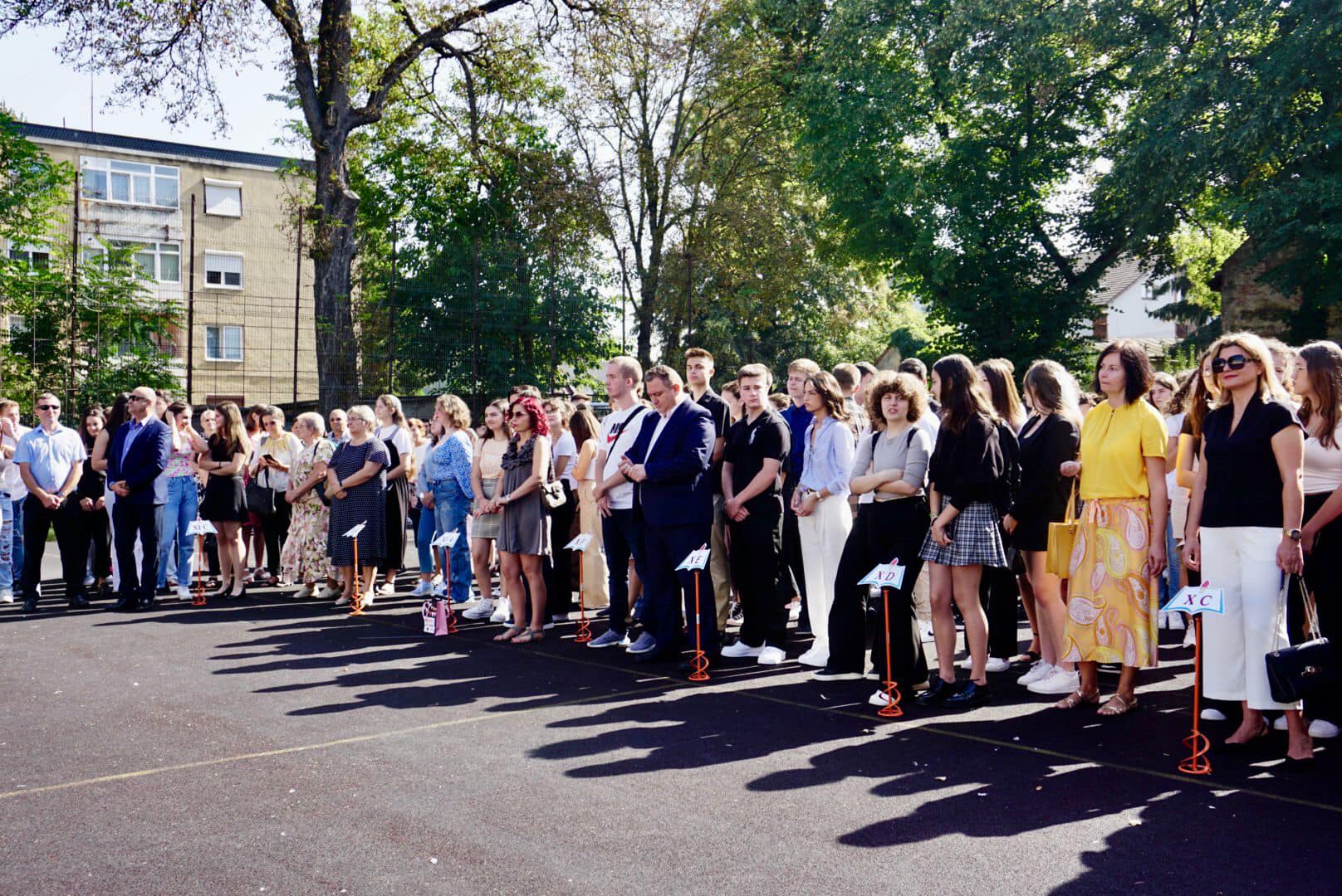 Festivitatea de deschidere a noului an școlar la Colegiul Național „Ioan Slavici” și Gimnaziala „Grigore Moisil” din Satu Mare