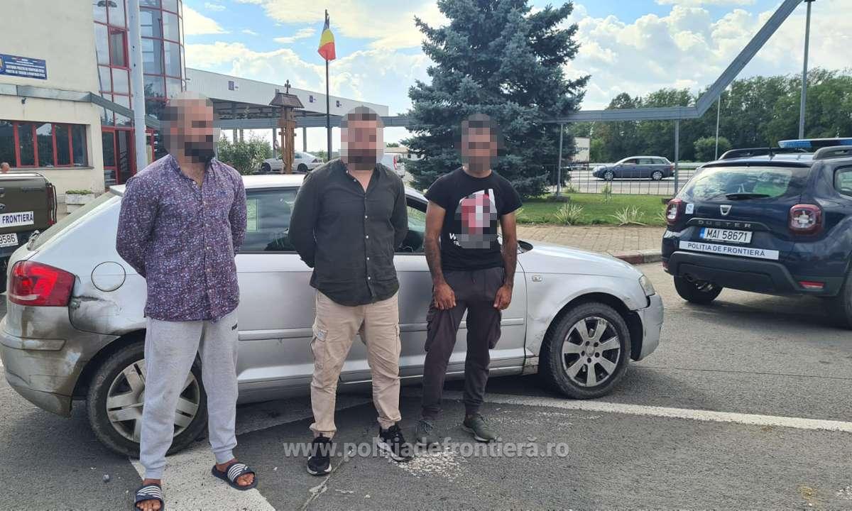 Trei cetățeni străini au încercat să intre ilegal în România
