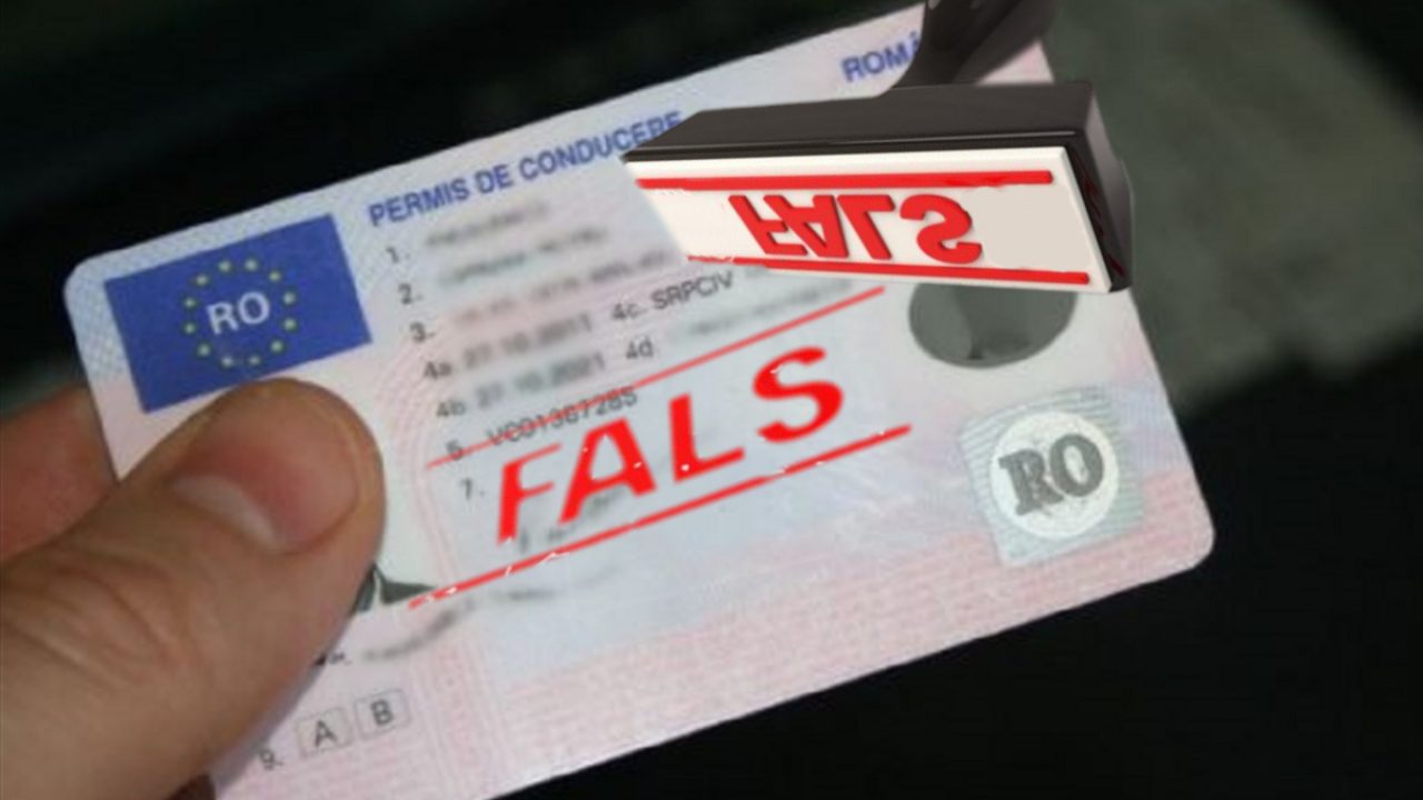 Permis de conducere fals, cumpărat cu 2.000 de euro, depistat la Petea