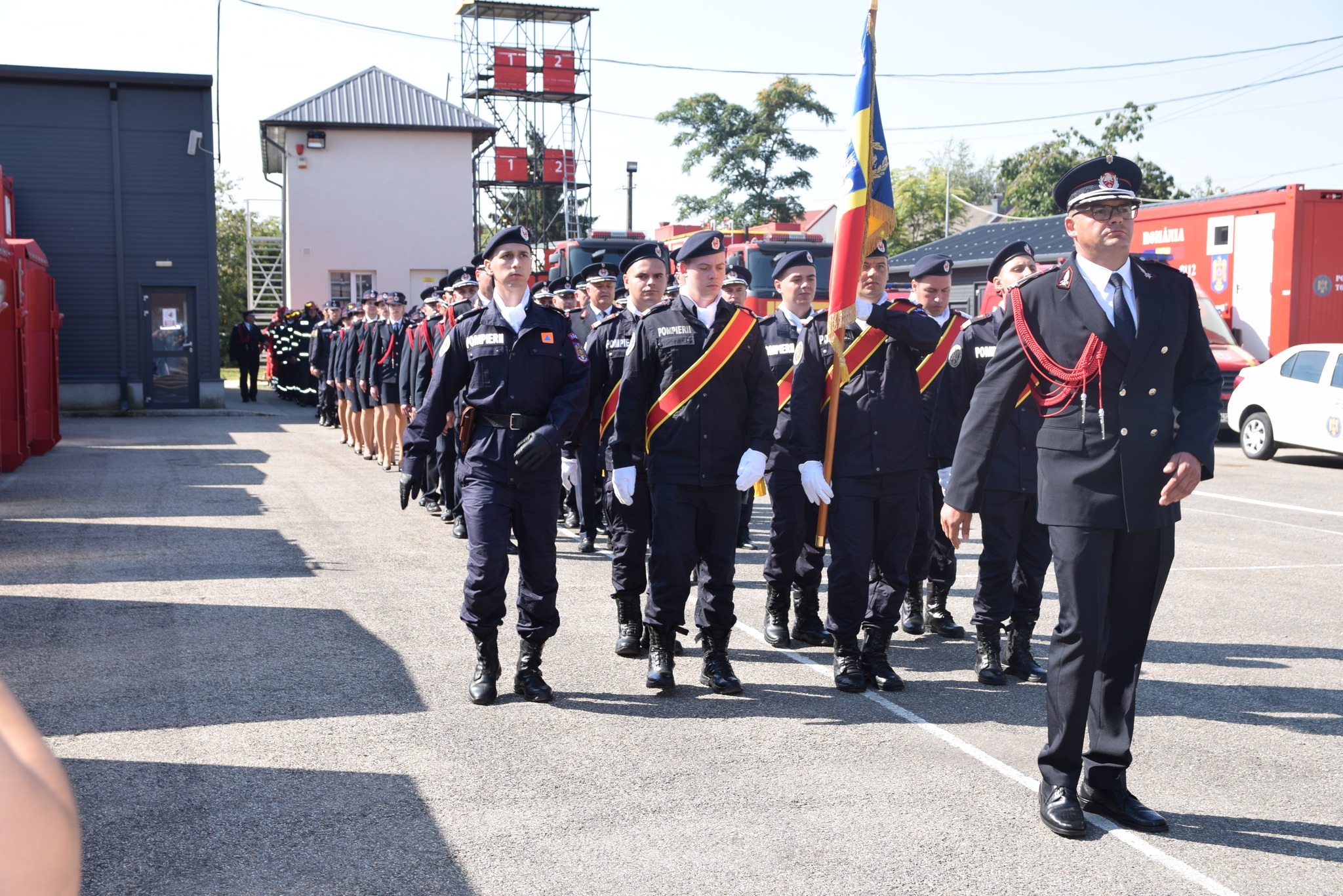 FOTOGALERIE. Pompierii sătmăreni, felicitați de ziua lor