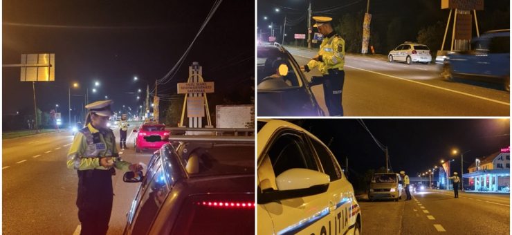 Aproape 30 de permise suspendate de polițiști în week-end