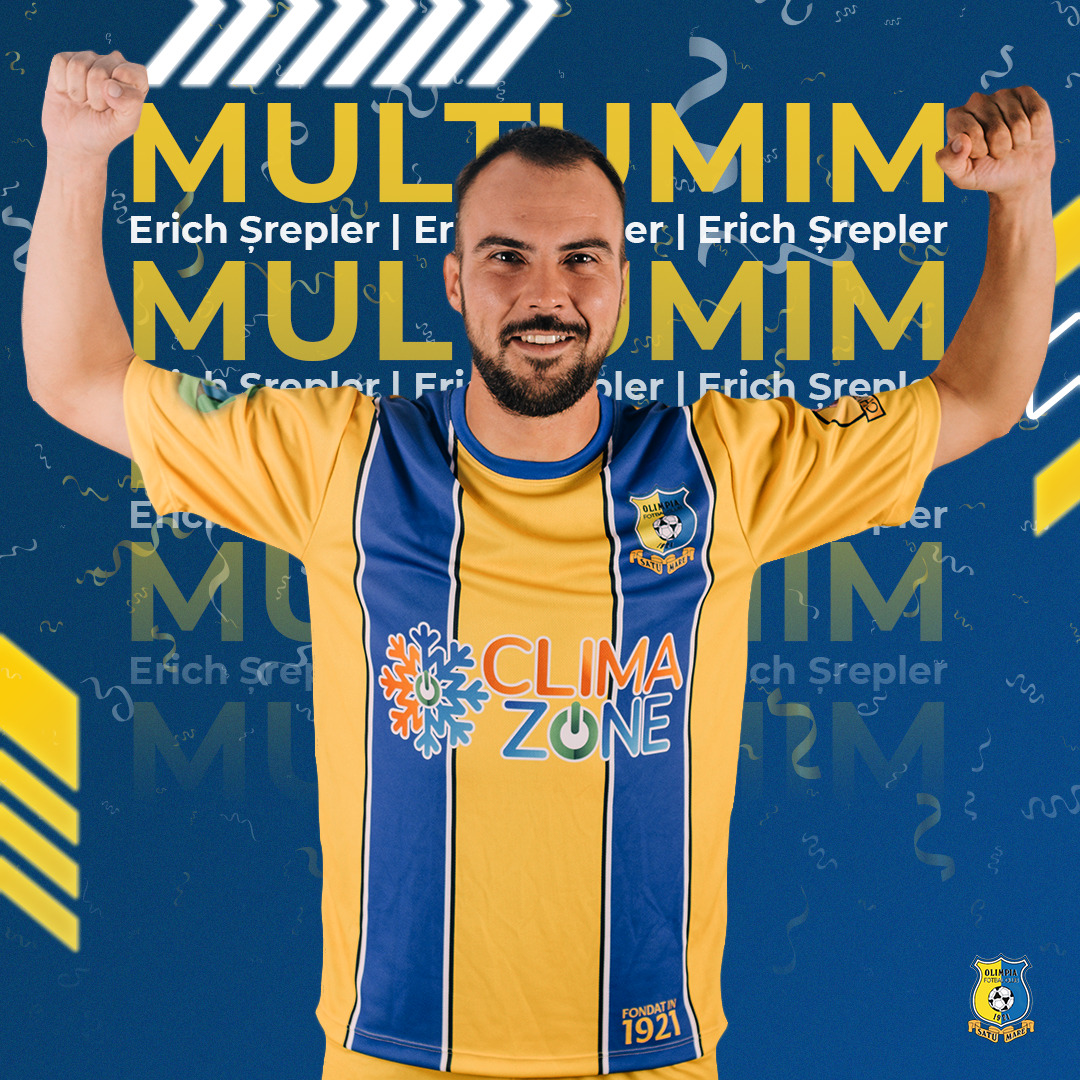 Atacantul Erich Șrepler s-a despărțit de FC Olimpia 1921