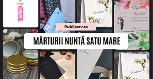 Sticle nuntă Satu Mare – Gamă variată de produse oferită de Publiserv.ro