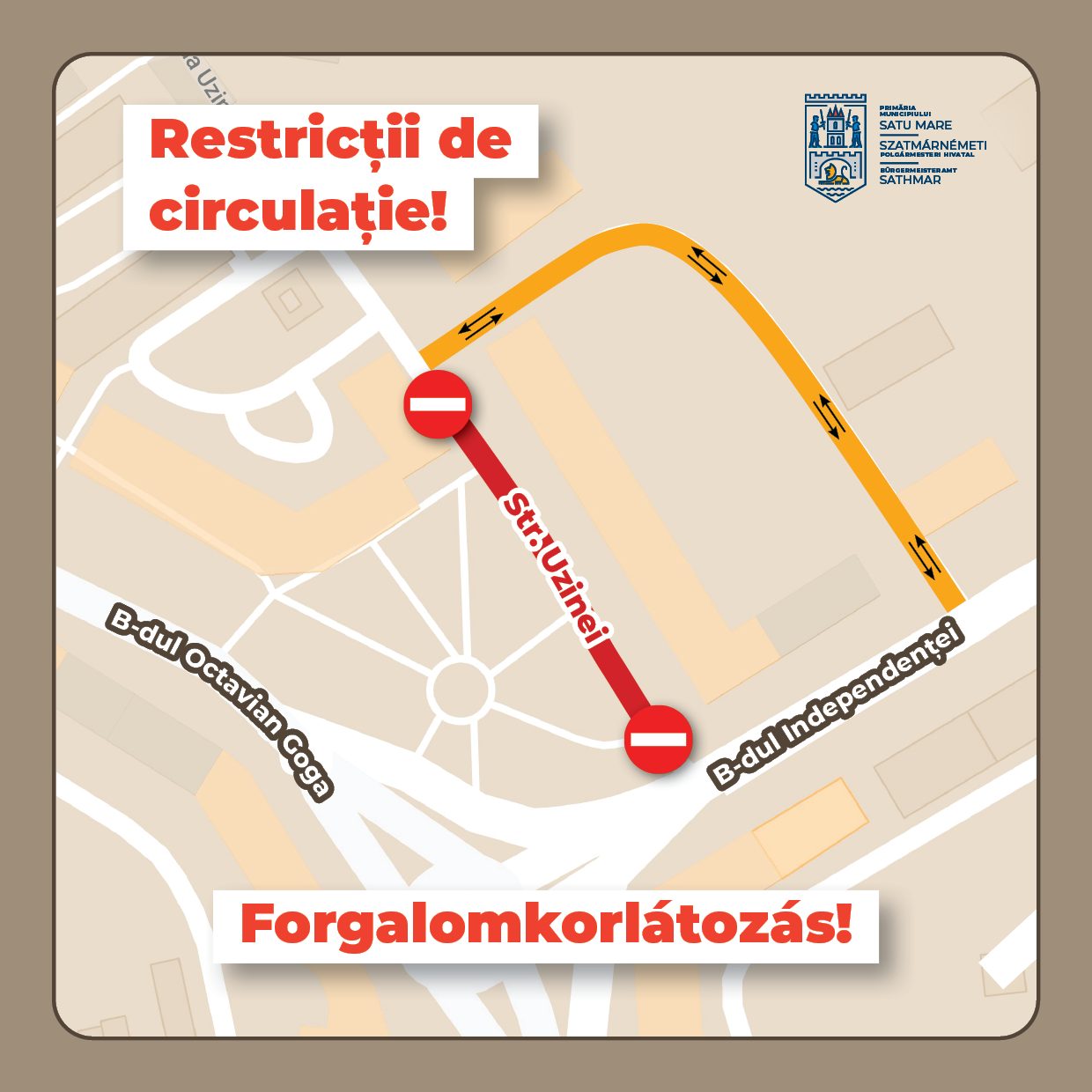 Se închide strada  Uzinei!