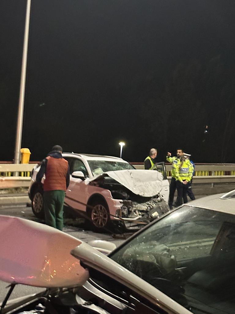 ACCIDENT RUTIER pe Podul Decebal