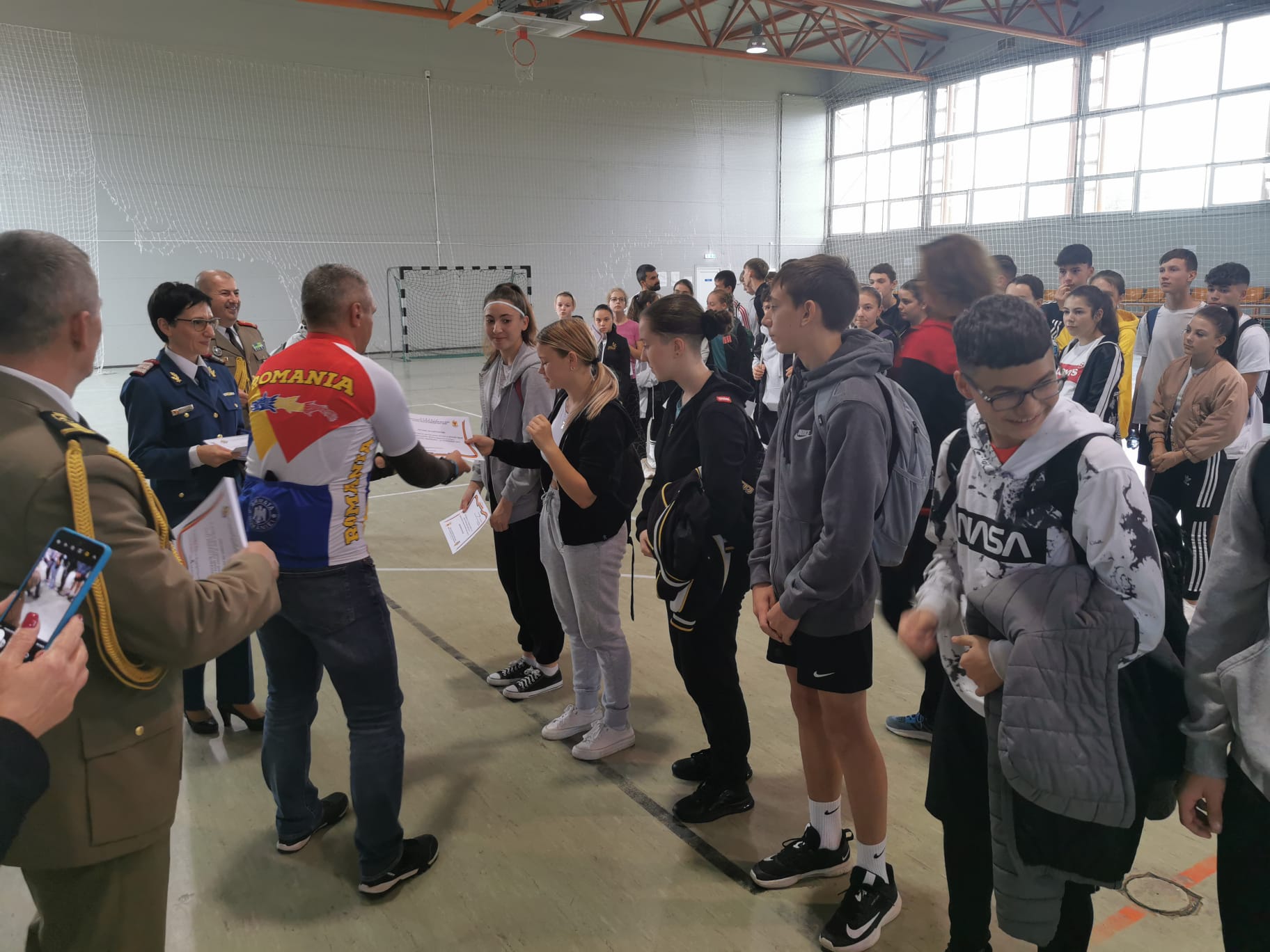 Activități sportive, la Carei cu ocazia Zilei Armatei României