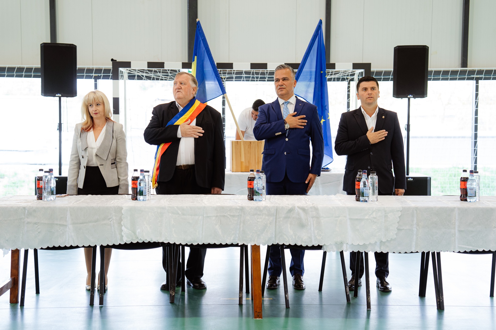 FOTOGALERIE. Una dintre cele mai mari săli sport din județ, inaugurată la Beltiug