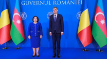Întrevederea între premierul României, Marcel Ciolacu, și președintele Parlamentului Republicii Azerbaidjan, doamna Sahiba Gafarova