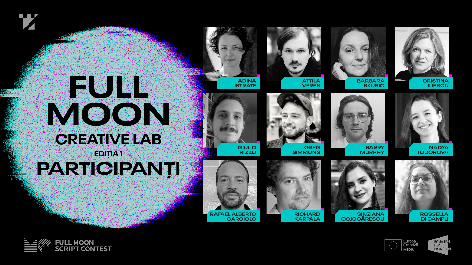 Full Moon Creative Lab și-a ales participanții. Cei 12 scenariști din 7 țări europene vor participa la prima rezidență creativă.