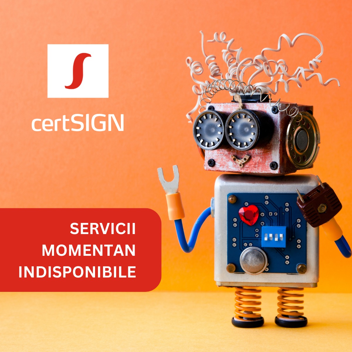 Serviciile de semnătură electronică  la distanţă sunt afectate la Satu Mare