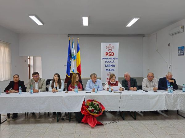 FOTO. ALEGERI. Vasile Buhai, reales președinte al PSD Tarna Mare