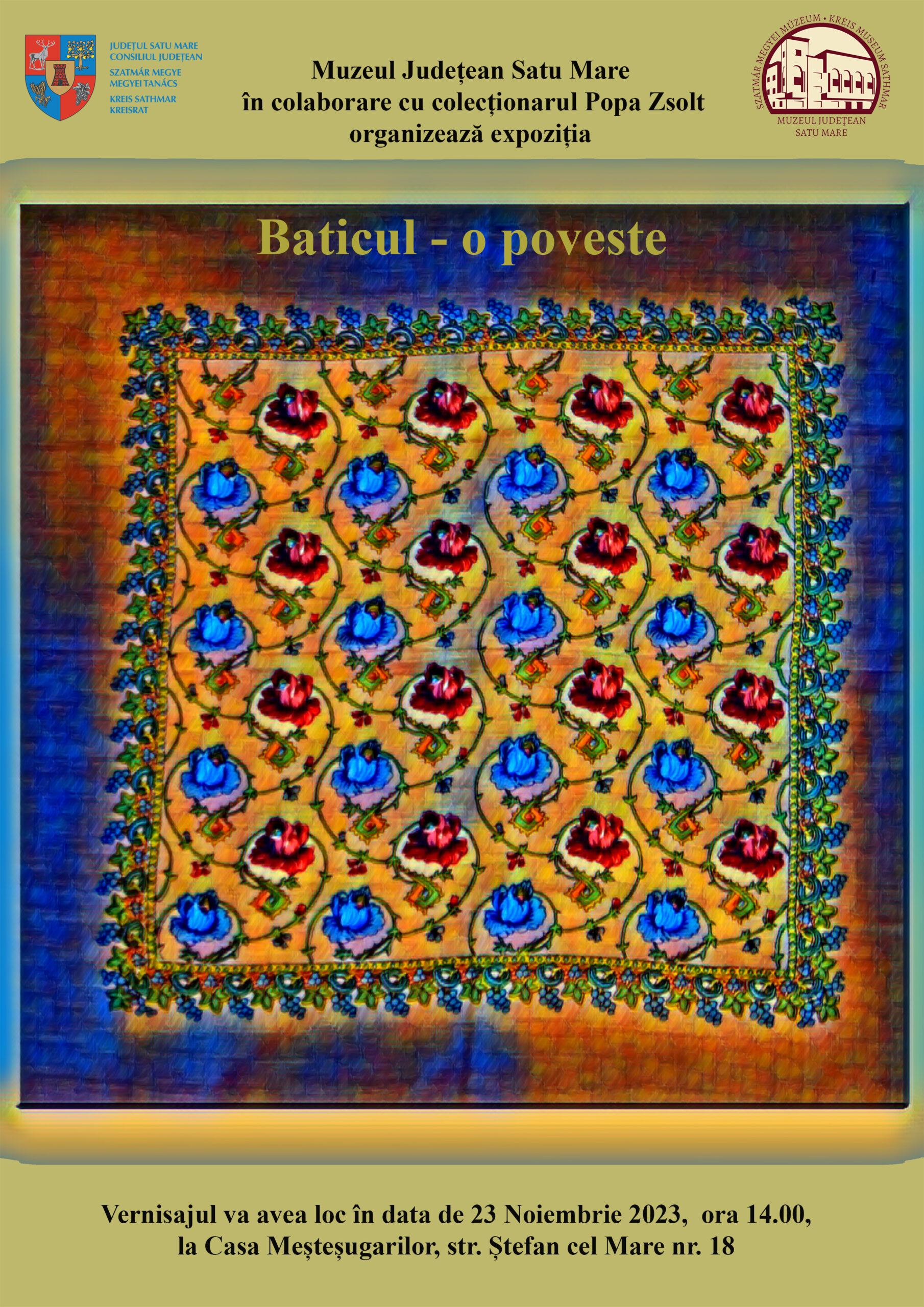 Expoziție inedită: „Baticul – o poveste”