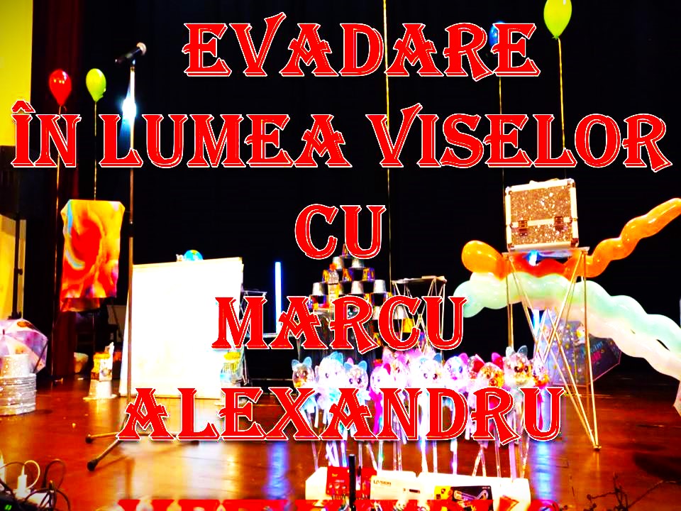 SPECTACOLUL MAGICIANULUI MARCU ALEXANDRU  A UMPLUT SALA TEATRULUI MUNICIPAL DIN CAREI