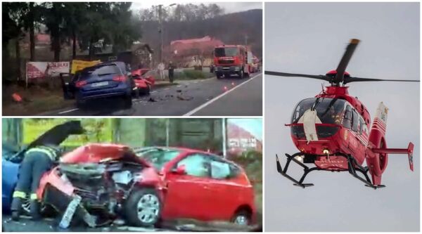 Două sătmărence, rănite în urma unui accident în județul vecin. A intervenit și elicopterul SMURD