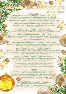 Festivalul Magia Crăciunului 2023 - Ediția a XVI-a la Carei