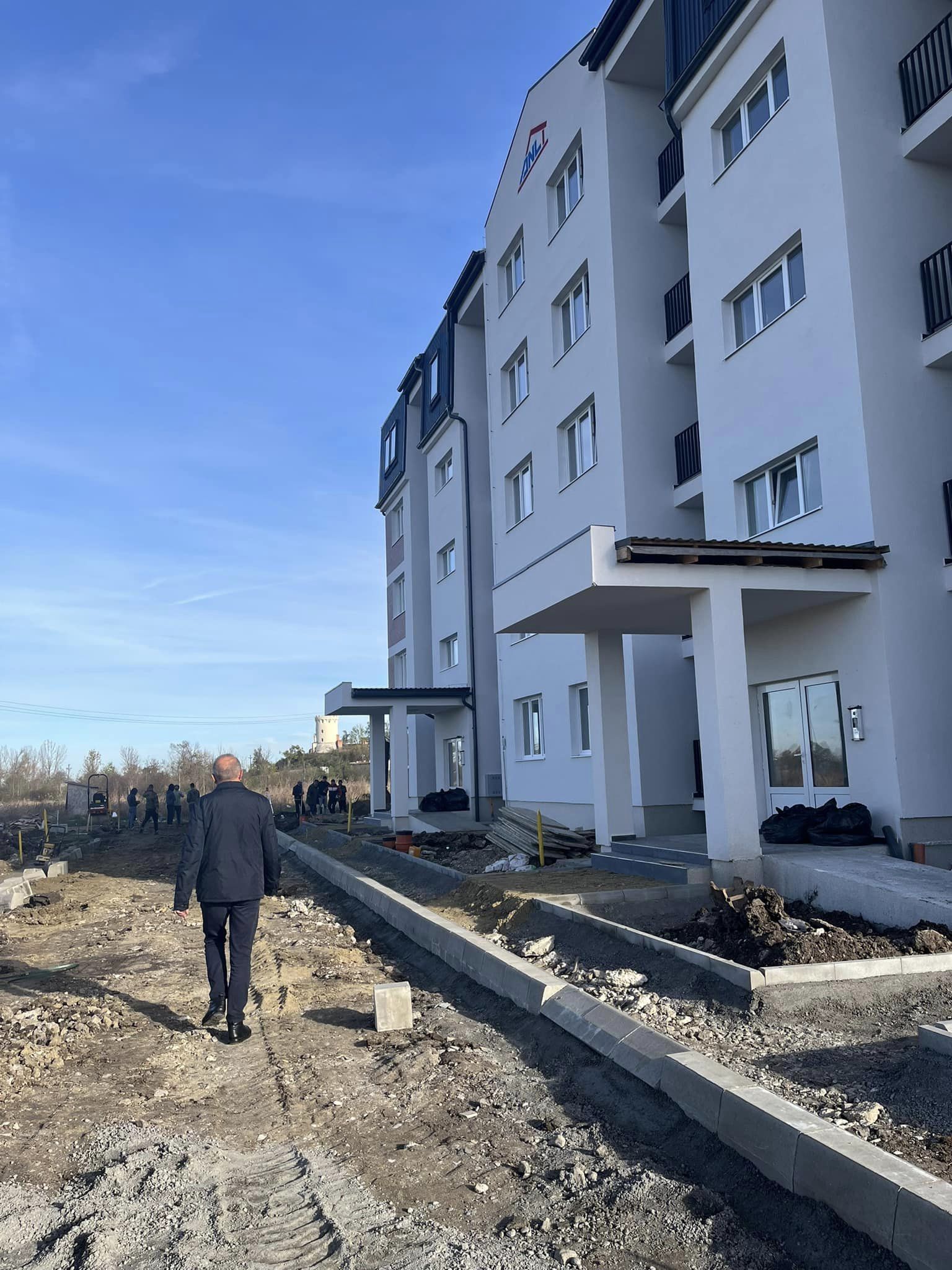 FOTO. Primul bloc ANL din Ardud, aproape finalizat