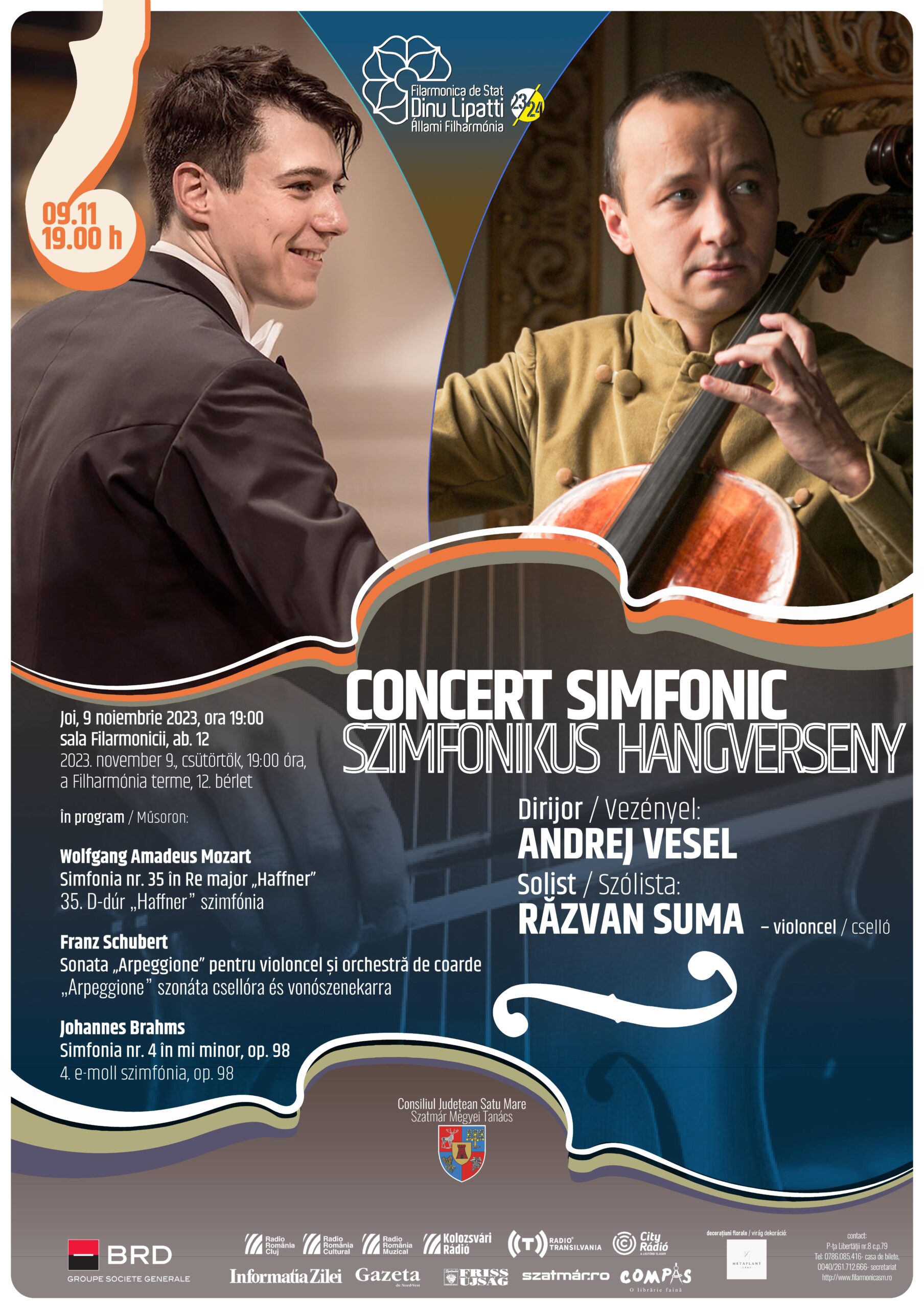 Concert simfonic la Filarmonică