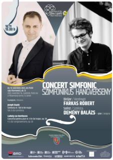 Concert simfonic la Filarmonica Dinu Lipatti, joi 16 noiembrie
